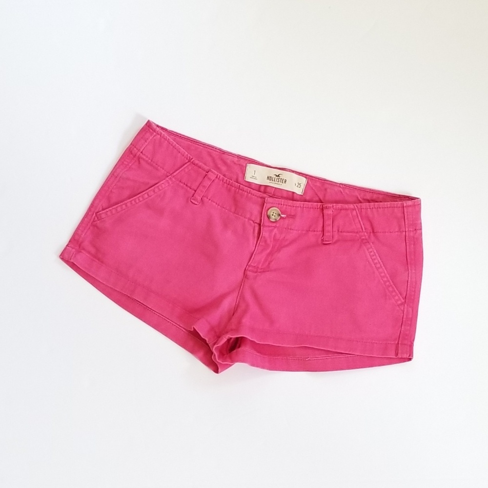 Hollister Hot Pink Shorts Sz 1 (W 25)